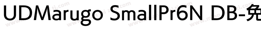 UDMarugo SmallPr6N DB字体转换